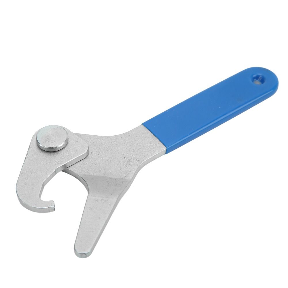 35mm-75mm Motorcycle Shock Spanner Wrench Blue Hooked Jaw Durable Shock Wrench Vehicle Tool
