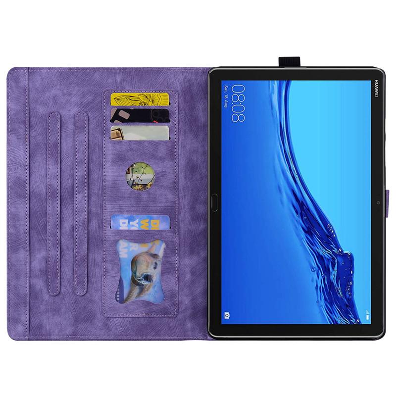Чехол для планшета Funda для Lenovo Tab M10 3-го поколения, чехол 10, 1 дюйм, чехол с тиснением 3D Flower Cat, кошелек для планшета, чехол для Lenovo Tab M10 Tb328fu Tb328xu, чехол