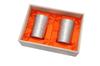 HORIE Made In Niigata Prefecture Titanium Double Tumbler Kiln Making Light 270cc Set of 2 Silver T09KMS270SET Tsubame,