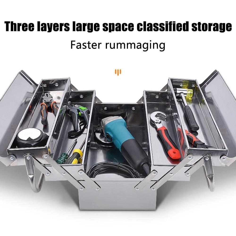 Stainless Steel Metal Tool Storage Box Auto Maintenance Tool Box Auto Maintenance