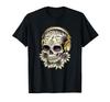 Skull Skeleton Head with Headphones MPR T-shirt