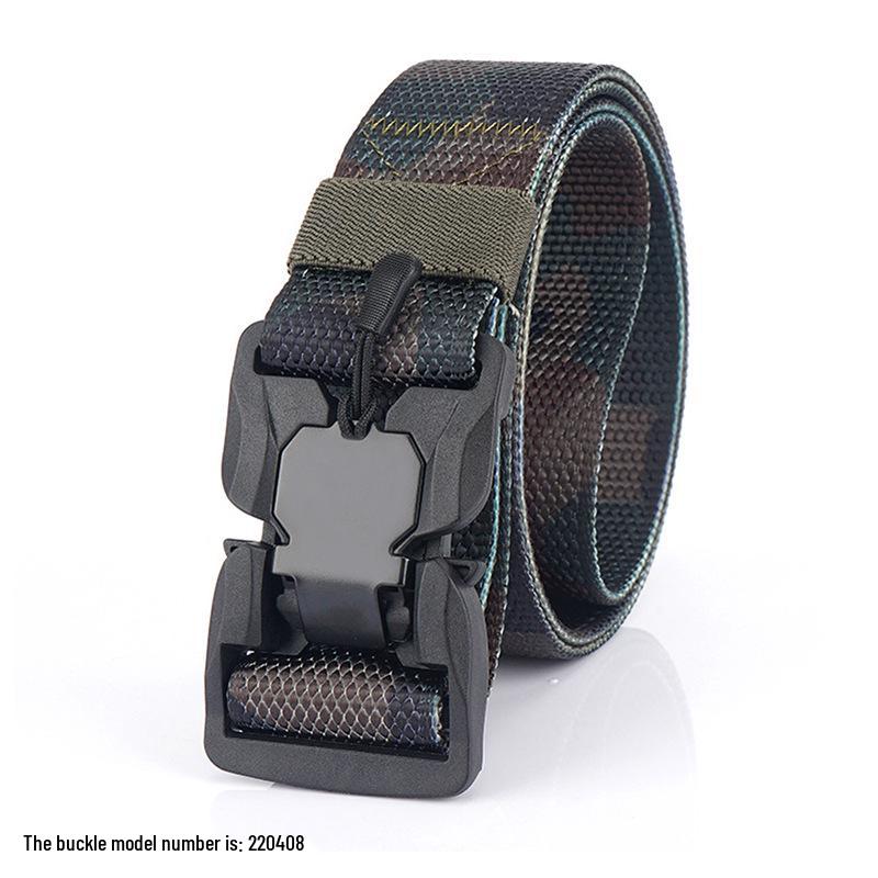 Men's Tactical Outdoor Belt - Military, Work, Casual Canvas Nylon Leather