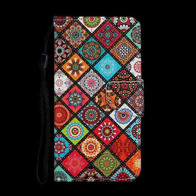 Кожаный чехол для Iphone 12 13 Pro Max, флип-кошелек, держатель для карт, модный чехол для телефонной книги с мультяшной росписью 12pro 13pro