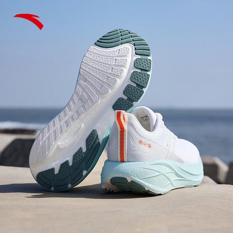 Anta Женские амортизирующие беговые кроссовки Linglong на толстой подошве