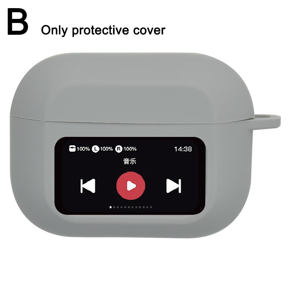 Для AirPods A9 Pro С Углублениями для Экрана Ударопрочный Противоскользящий Чехол-Крышка Защитный Чехол Для AirPods A9 Pro 50г