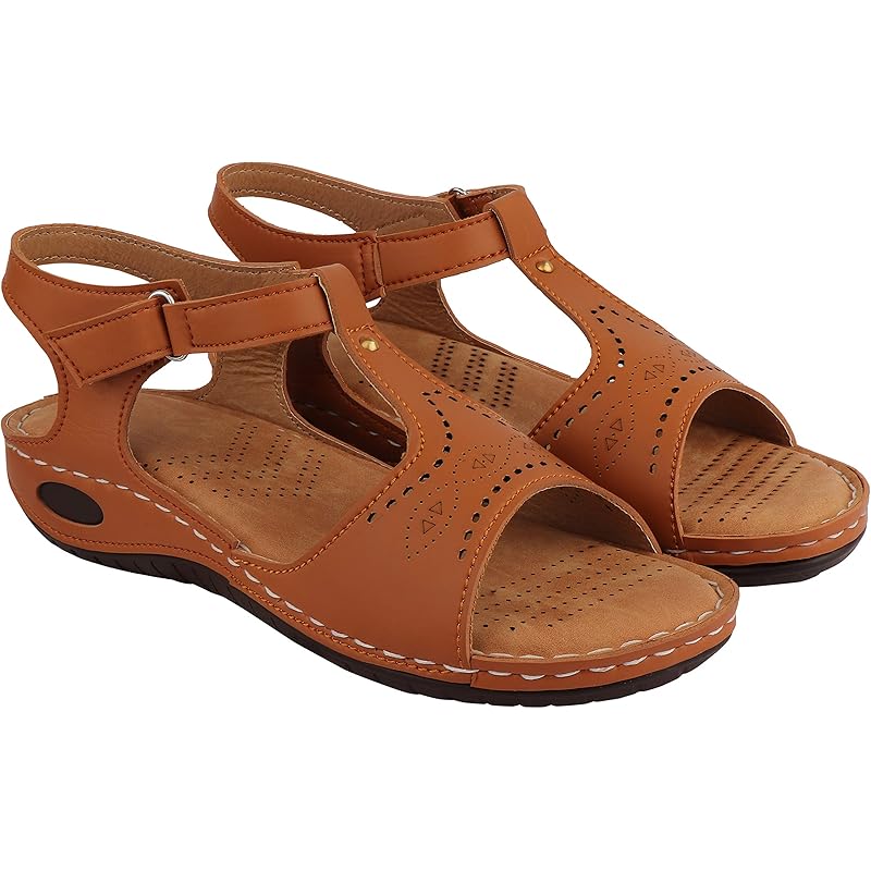 Женские сандалии Shoetopia, цвет загара / EU 42