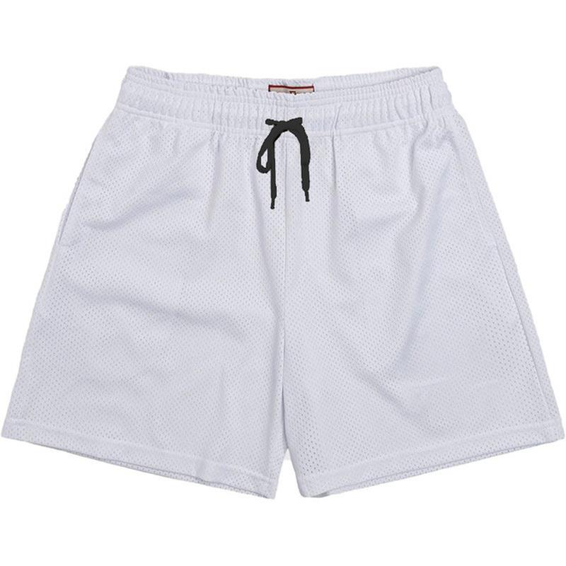 Шорты в стиле аниме для мужчин и женщин с синим замком, спортивные шорты с 3D принтом, повседневные сетчатые быстросохнущие короткие штаны для ежедневных пробежек, фитнеса, лета унисекс