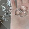Холодный стиль японская и корейская мода открытый регулируемый указательный палец кольцо для женщин
