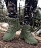 Men'S Winter Snow Boots Waterproof Leather Sports Super Warm Outdoors Camping Anti-Wear Hiking Shoes Fishing Sneakers