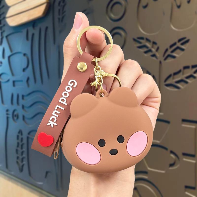 Мини Кошечка удачи Кошечка монета брелок и сумка для наушников подарок