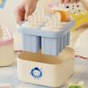 Cartoon Maker Ice Pop Trays 8 Grids Ice Pop Maker Food Grade Ice Cream Box  Summer