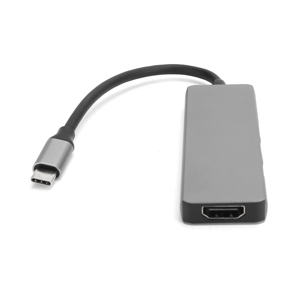 Адаптер 5 в 1 TypeC на HD-мультимедийный интерфейс, портативный 4K-дисплей, многофункциональный ХАБ
