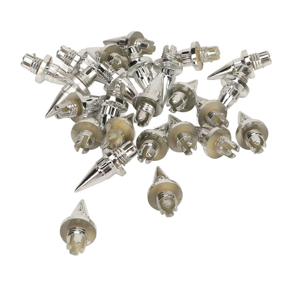 25Pcs Wheel Rim Rivet Nut Stylish Look Easy Installation Spike Wheel Rim Lip Rivet Nut for Wheels