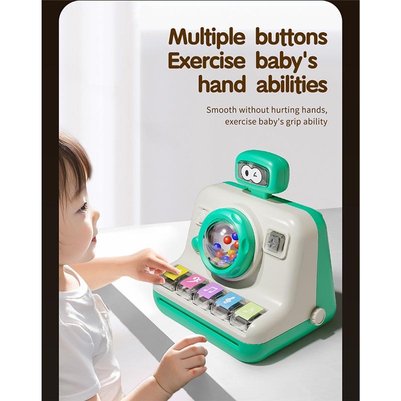 Горячая распродажа детская развивающая аналоговая камера многофункциональная камера со звуком и светом игрушка-маленькое пианино раннее развитие