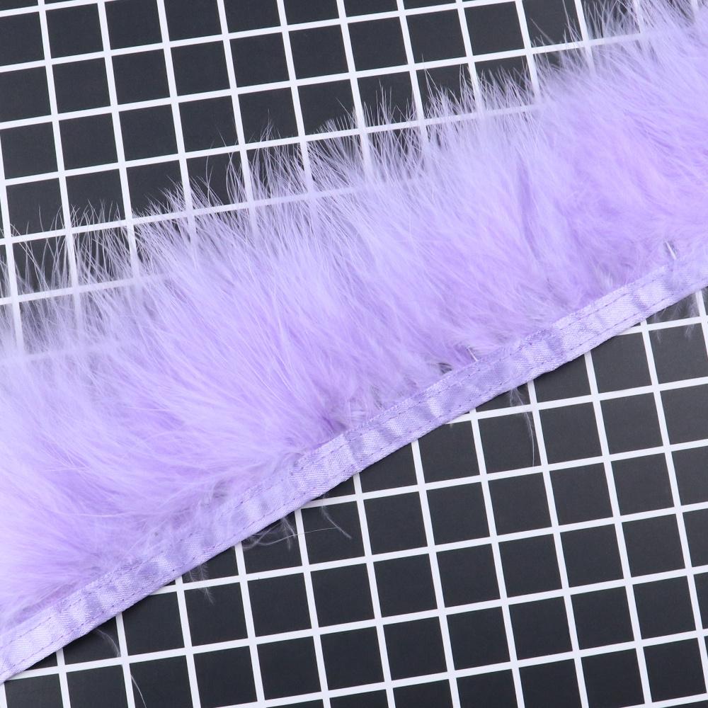 8-10Cm Marabou Turkey Feathers Trim Ribbon Diy Crafts Wedding Party Decor Sewing Clothing Accessories Handmade Home Plume Decor