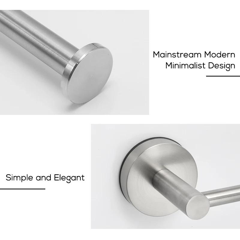 Органайзер-держатель для туалетной бумаги, настенный, для хранения, многоразовый, для кухни, ванной комнаты, без сверления, диспенсер для салфеток и полотенец, нержавеющая сталь