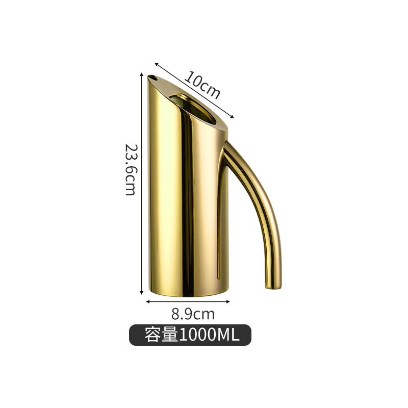 Кувшины из нержавеющей стали для кухни, бутылка для сока и супа в ресторане, емкость для замораживания воды, чайник для вина, разделитель для красного вина