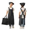 Детский фартук Muggumo, треугольный шарф, сумка и набор из 3 предметов с биркой для имени, унисекс, легко надевать и снимать, стильный фартук для детского сада и