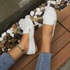 Spring and Summer Low-top Nurse Work Shoes, Comfortable Large Size Single Shoes, Women's Fashion Slip-on Shallow Casual Shoes