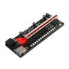 Переходная карта-райзер 012 PRO LED PCIE для адаптера GPU для майнинга