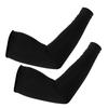 Pair UV Protection Sleeve Sun Resistant Cuff Summer Outdoor Arm Cooling Man Driving(Black Mesh Style L)