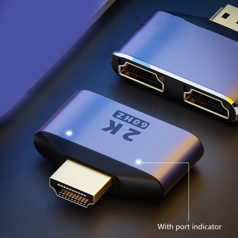 Сплиттер 1 вход 2 выхода - Сплиттер 1x2 порта с питанием Полная поддержка UltraHD 1920x1080 3D