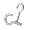 Galvanized White Zinc Open Hook Eye Bolt, 4-12, Non-Standard Carbon Steel