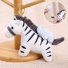 Плюшевый кулон-кукла, тип с вытягиванием, дизайн зебры, слона, пчелы, акулы, декоративный подвес в виде животного, украшение для кошелька