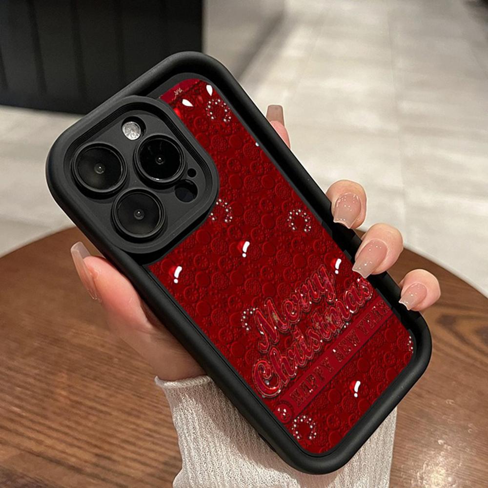 Чехлы для телефонов Ae114 Merry Christmas с изображением рождественской елки для iPhone 16 14 13 11 Pro Max 15 7 8 6s Plus 12 mini XR XS Max Angel Eye Ladder Protective Cover