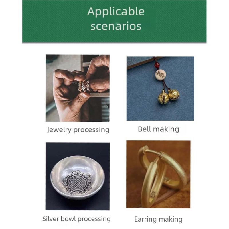 Портативный набор стальных пробойников 15/17 шт. Аксессуары для изготовления ювелирных изделий С коробкой для хранения