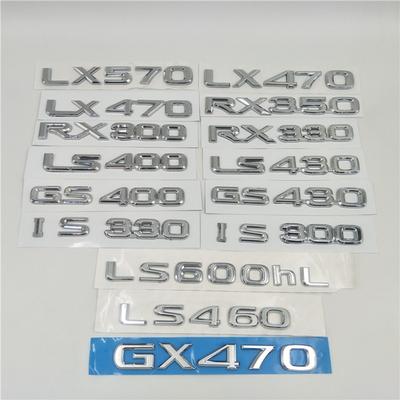 Для Lexus LX470 LX570 GX470 RX300 RX330 RX350 LS400 LS430 IS300 IS330 GS430 Эмблема Номер Буква Задний багажник Логотип на задней двери