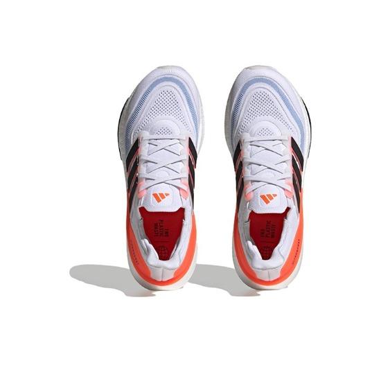 Adidas Кроссовки UltraBoost Light Белые Солнечно-красные HQ6351 Мужские