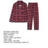 Family Christmas Pjs Matching Set Plaid Long Sleeve Button Down Sleepwear Holiday Soft 2 Piece Lounge Sets
