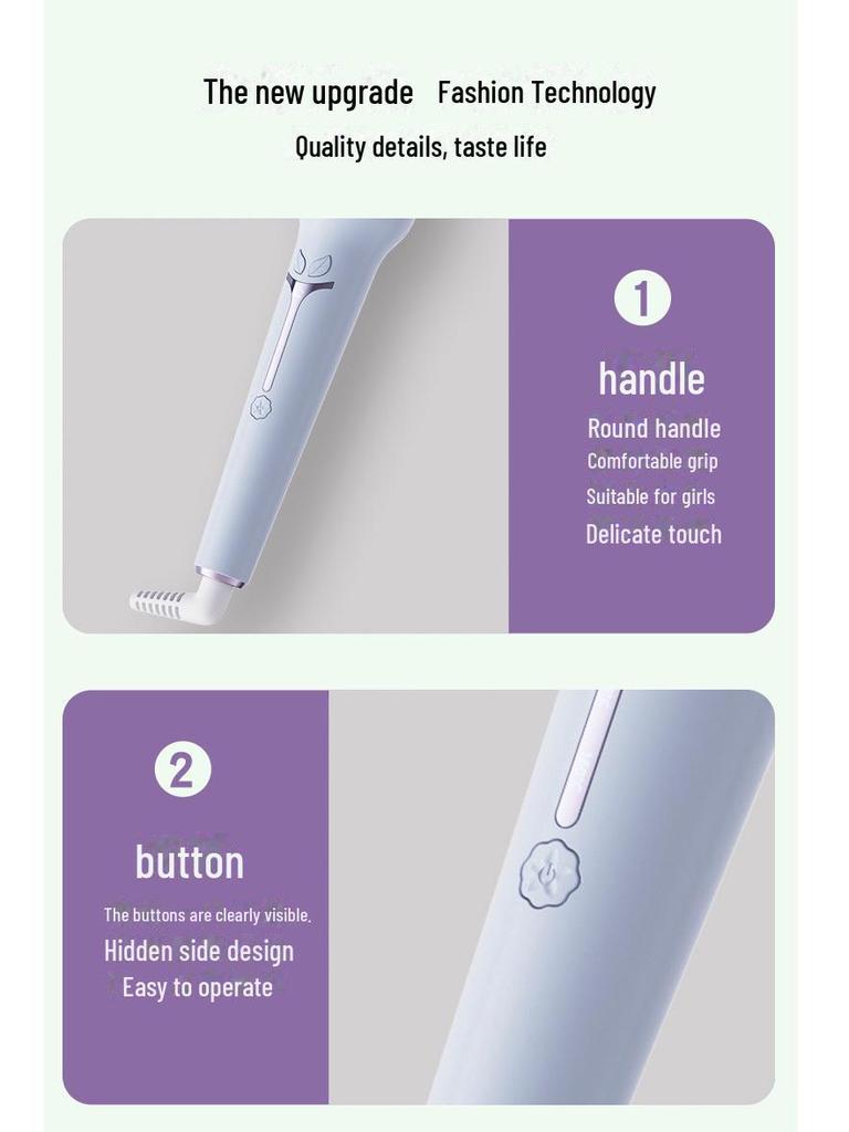 Автоматическая плойка Yamiqi 32 мм: Бережный уход за волосами для создания крупных локонов и волн без усилий