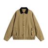Comfortable Versatile Coat Minimalist Cotton Jacket Men's 2026 Coat Washed and Aged Loose Casual Mens Spring and Autumn Breathable Work Casual Jacket