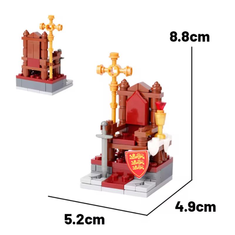 MOC Кубики Игрушки Оружие Средневековый Город Строительные Блоки Фигурки Солдат Сторожевая Башня Дозорная Башня Подвесная Клетка Щит Аксессуар Дети