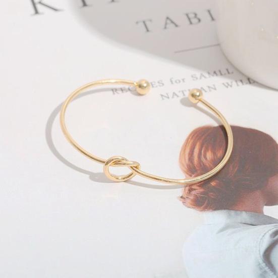 Простой женский открывающийся браслет навсегда, браслет с узлом в виде бесконечности, регулируемый браслет «сделай сам», модные ювелирные изделия, подарок