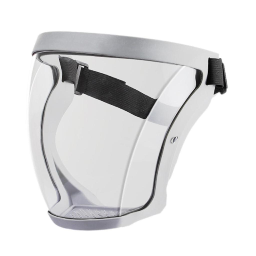 Transparent Full Face Shield, Reusable Anti-fogging Dust Mask, HD Goggles,