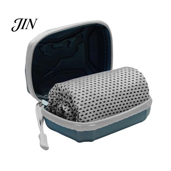 Sweat Absorbing Fitness Towel 1/5Pcs Cooling with Carrying Case, Quick Dry Absorbent Ice for Moisture-wicking Sports Neck & Face, Breathable