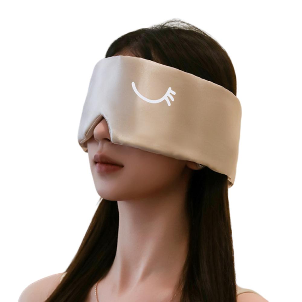 Stretchy Sleeping Eye Mask Adjustable Non-Intraocular Pressure Sleeping Aid Eyepatch Comfortable Soft Eye Shade Cover Travel Use