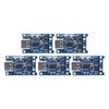 TP4056 Lithium Battery Charger Module 1A Portable Battery Charger Panel Type C Micro USB 4.5V-5V for Lithium Batteries