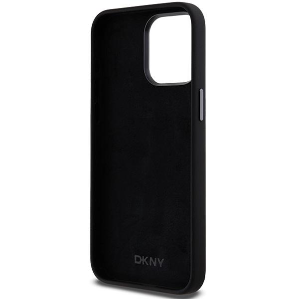 Dkny Dkhcp15Lsmcbsk Iphone 15 Pro6.1 Czarny/Black Hardcase Liquid Silicone Metal Logo