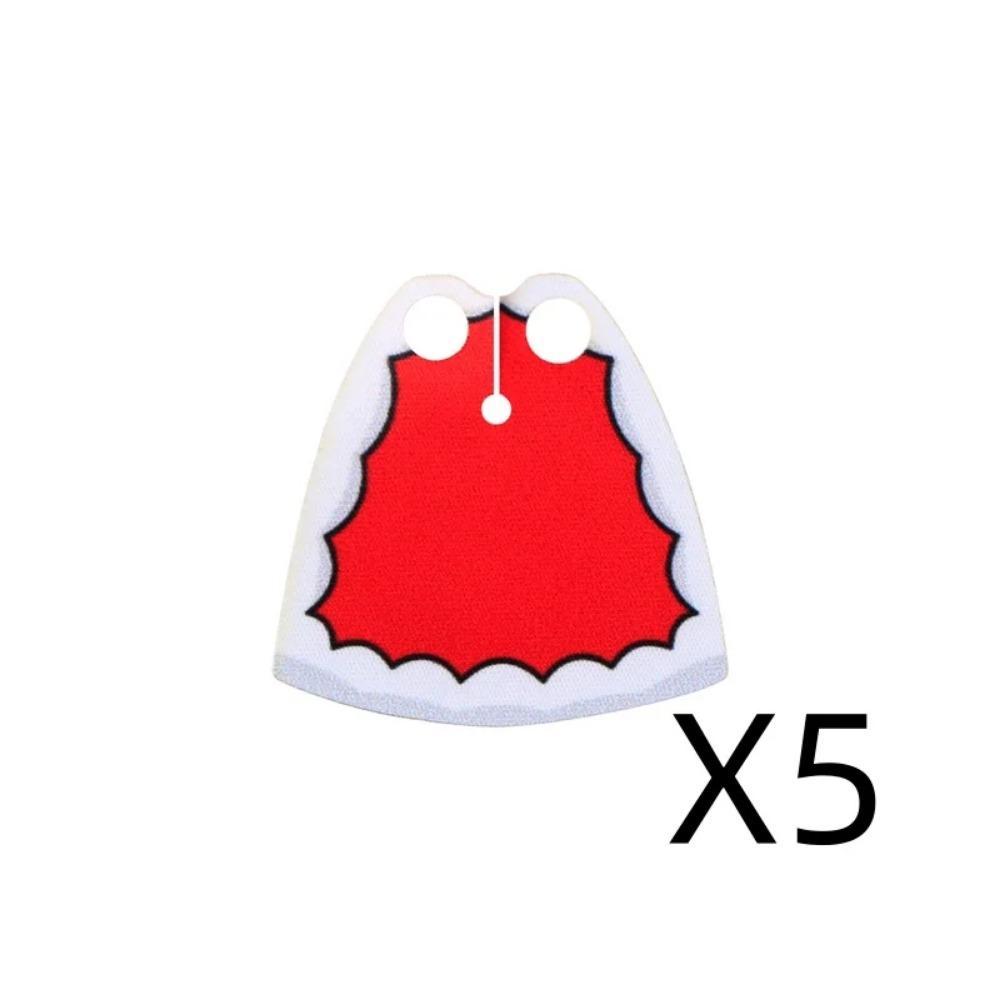 MOC City Christmas Building Blocks Figure Elk Sleigh Tree Garland Cape Coat Fireplace Candy Cane Snack Stand DIY Gift Toys K032