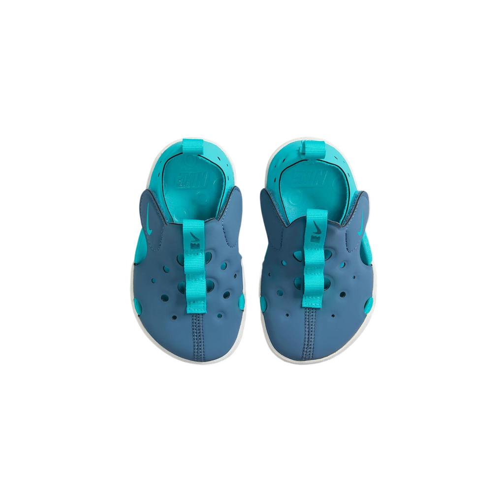 Nike Sunray Protect 4 Fashionable Comfortable Casual Versatile Low-Top Kids Sandals Baby Sandals Blue HF6278-401