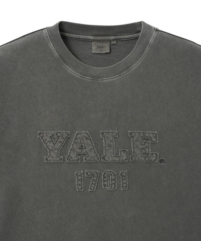 Футболка с аппликацией YALE Pigment_Угольный