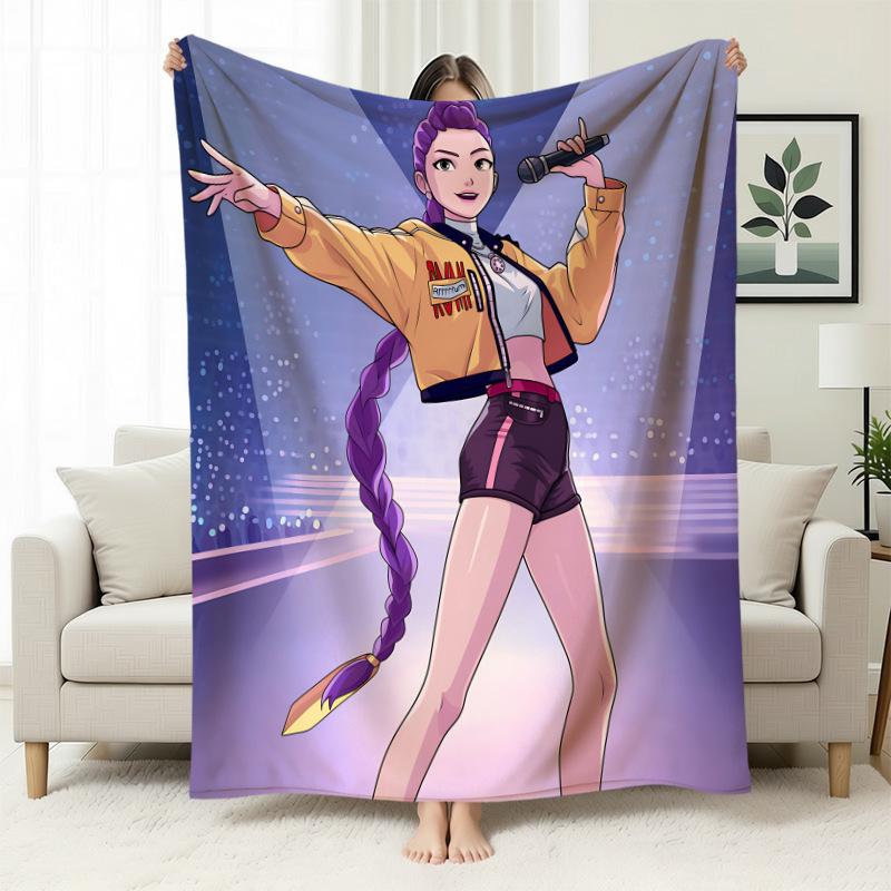 Kpop Witch Hunters Blanket Blanket Witch Hunters Peripheral Nap Blanket Printed Flannel Office Sofa Blanket