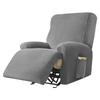 Silver Fox Velvet Solid Color Split Chivas Sofa Cover Elastic Chair Cover All-inclusive Velvet Massage Recliner Protective Chair Cover
