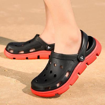 Обувь для улицы Hole Shoes Мужские домашние тапочки Bag Head Slippers Мужские нескользящие мягкие подошвы Trend Beach Sandals Casual