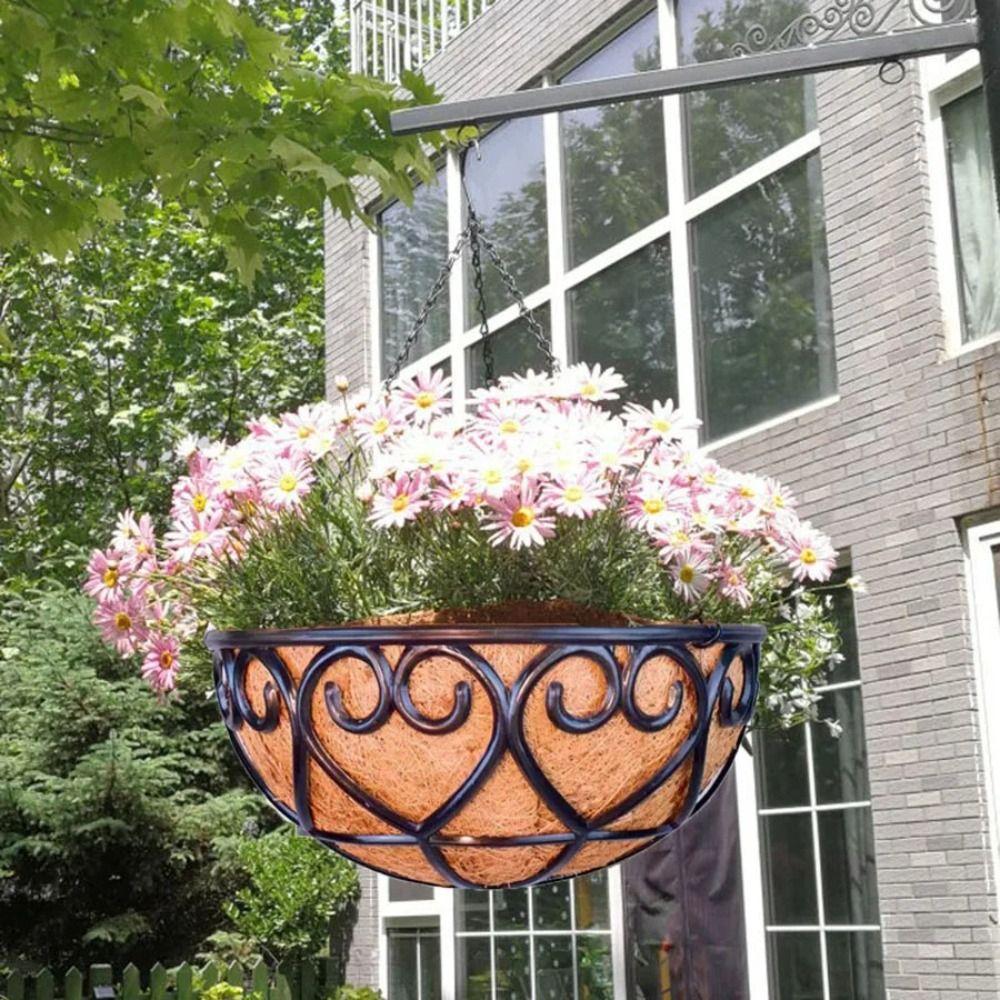 Iron Chain Hanging Basket European Planters Basket New Flowerpot