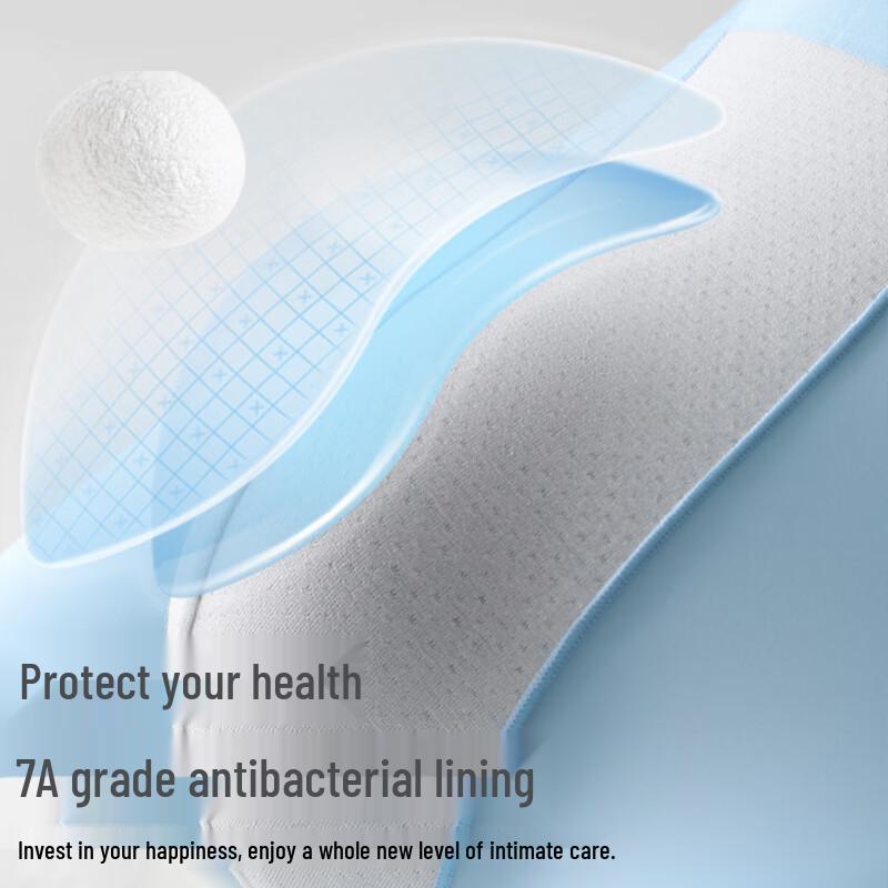 Мужские антибактериальные боксеры-брифы из ледяного шелка Langsah, 3 шт.